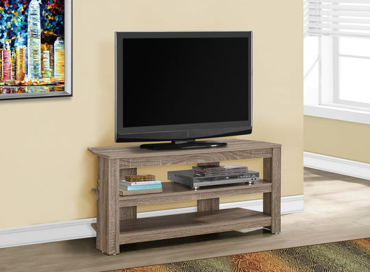 I 2569 Tv Stand - 42"L / Dark Taupe Corner - Furniture Depot (7881094430968)
