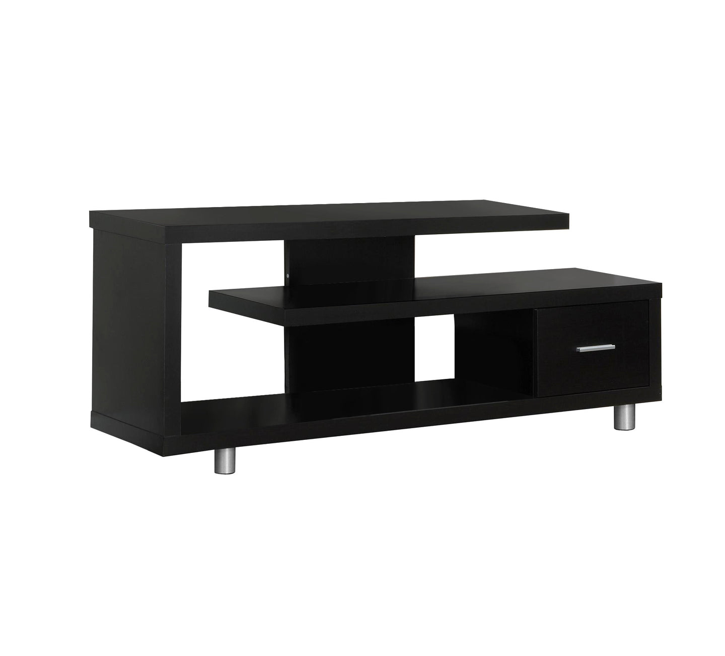 I 2572 Tv Stand - 60"L / Espresso With 1 Drawer - Furniture Depot (7881094463736)