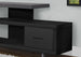 I 2575 Tv Stand - 60"L / Black / Grey Top With 1 Drawer - Furniture Depot (7881094562040)