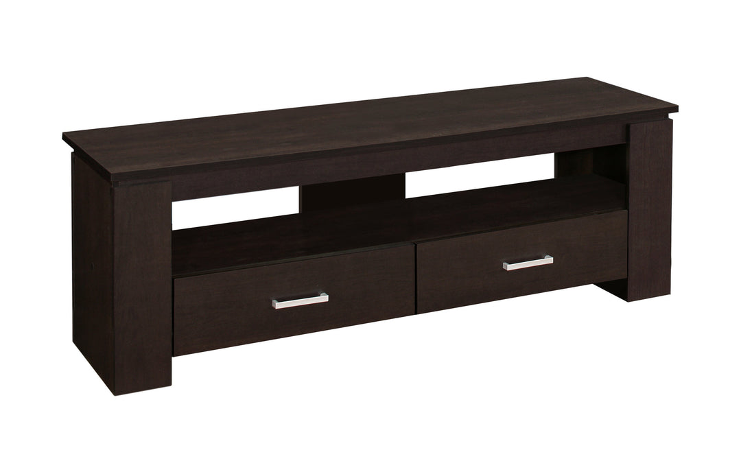 I 2600 Tv Stand - 48"L / Espresso With 2 Storage Drawers - Furniture Depot (7881094725880)