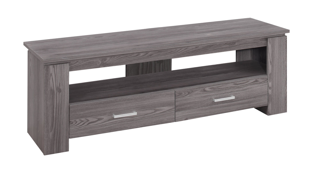 I 2603 Tv Stand - 48"L / Grey With 2 Storage Drawers - Furniture Depot (7881094824184)