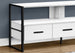 I 2615 Tv Stand - 48"L / White / Black Metal - Furniture Depot (7881094988024)