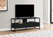 I 2616 Tv Stand - 48"L / Black / Black Metal - Furniture Depot (7881095020792)