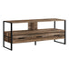 I 2619 Tv Stand - 48"L / Brown Reclaimed / Black Metal - Furniture Depot (7881095119096)