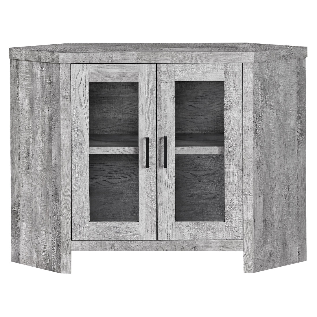 I 2715 Tv Stand - 42"L / Grey Reclaimed Wood-Look Corner - Furniture Depot (7881096167672)