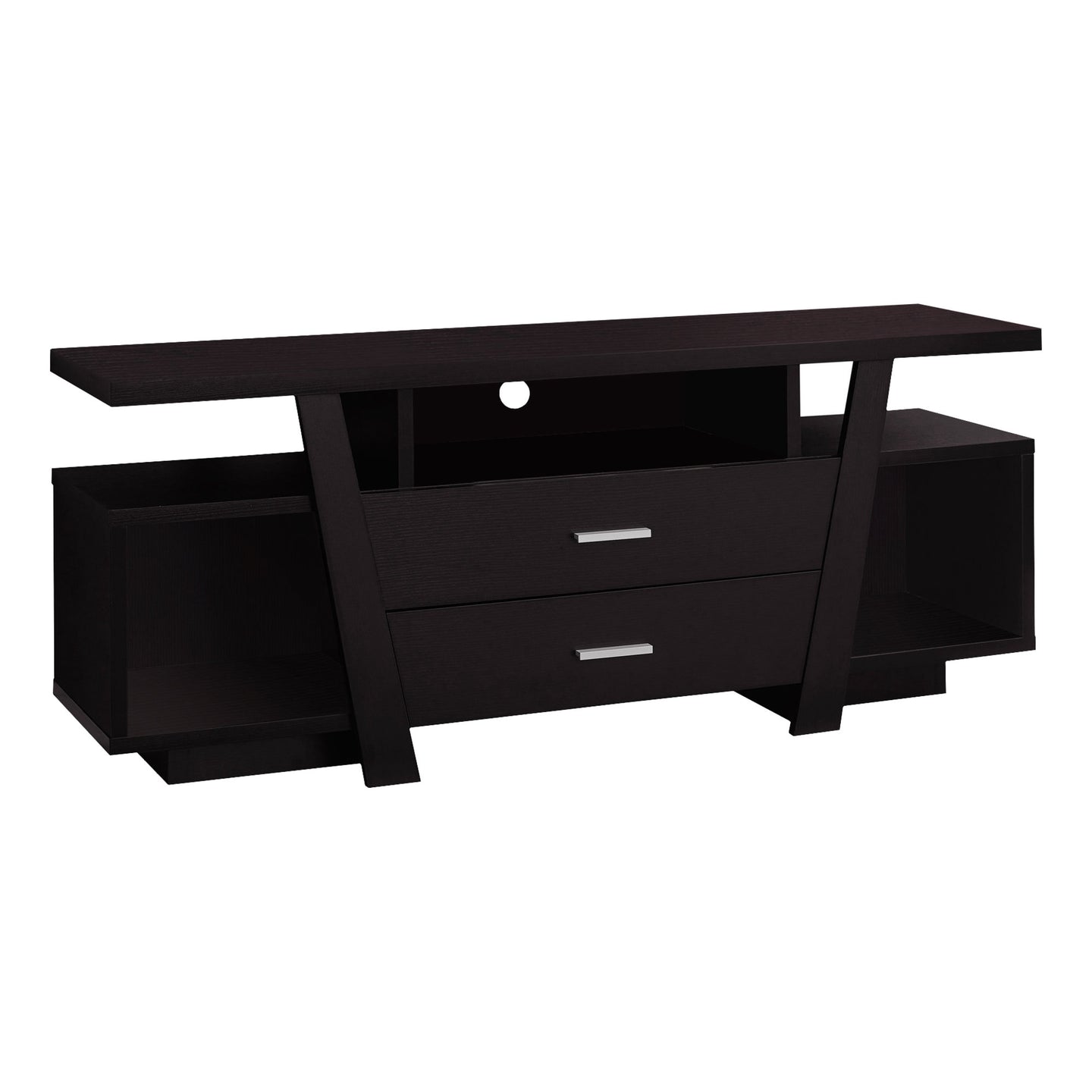 I 2720 Tv Stand - 60"L / Espresso With 2 Storage Drawers - Furniture Depot