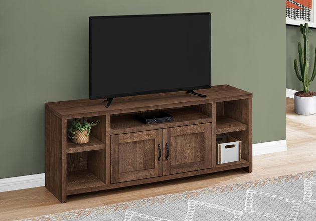 I 2740 Tv Stand - 60"L / Brown Reclaimed Wood-Look - Furniture Depot (7881096921336)