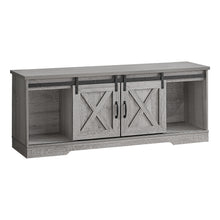 Load image into Gallery viewer, I 2747 Tv Stand - 60&quot;L / Grey With 2 Sliding Doors - Furniture Depot