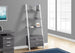 I 2756 Bookcase - 69"H / Grey-White Ladder With 2 Storage Drawer - Furniture Depot (7881098494200)