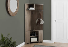 Load image into Gallery viewer, I 2771 Hall Tree - 67&quot;H / Dark Taupe Corner Unit - Furniture Depot (7881098887416)