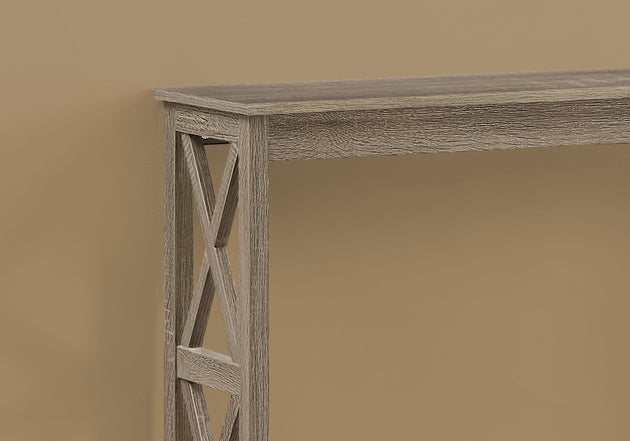 I 2791 Accent Table - 48"L / Dark Taupe Hall Console - Furniture Depot (7881099084024)