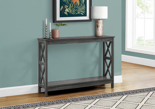 I 2792 Accent Table - 48"L / Grey Hall Console - Furniture Depot (7881099247864)