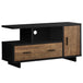 I 2803 Tv Stand - 48"L / Black / Brown Reclaimed Wood-Look - Furniture Depot