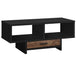 I 2809 Coffee Table - Black / Brown Reclaimed Wood-Look - Furniture Depot (7881099837688)