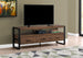 I 2820 Tv Stand - 60"L / Brown Reclaimed Wood-Look / 3 Drawers - Furniture Depot (7881100230904)