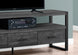 I 2823 Tv Stand - 60"L / Black Reclaimed Wood-Look / 3 Drawers - Furniture Depot (7881100493048)