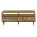 I 2835 Tv Stand - 48"L / Walnut Mid-Century With 3 Drawers - Furniture Depot (7881100787960)