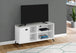 I 2840 Tv Stand - 48"L / White / Grey Cement-Look Top - Furniture Depot (7881101607160)