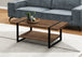 I 2850 Coffee Table - Brown Reclaimed Wood-Look / Black Metal - Furniture Depot (7881101934840)