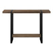 I 2851 Accent Table - 48"L / Brown Reclaimed Wood-Look / Black - Furniture Depot (7881102065912)
