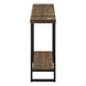 I 2851 Accent Table - 48"L / Brown Reclaimed Wood-Look / Black - Furniture Depot (7881102065912)