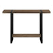I 2851 Accent Table - 48"L / Brown Reclaimed Wood-Look / Black - Furniture Depot (7881102065912)