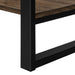 I 2851 Accent Table - 48"L / Brown Reclaimed Wood-Look / Black - Furniture Depot (7881102065912)