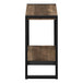 I 2852 Accent Table - Brown Reclaimed Wood-Look / Black Metal - Furniture Depot (7881102360824)