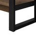 I 2852 Accent Table - Brown Reclaimed Wood-Look / Black Metal - Furniture Depot (7881102360824)