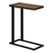 I 2853 Accent Table - Brown Reclaimed Wood-Look / Black Metal - Furniture Depot (7881102491896)