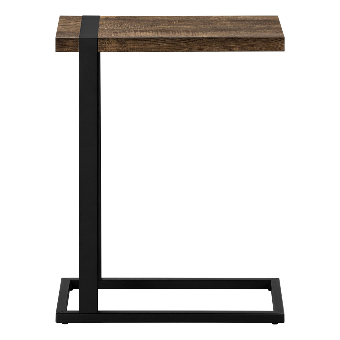 I 2853 Accent Table - Brown Reclaimed Wood-Look / Black Metal - Furniture Depot (7881102491896)