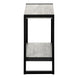 I 2857 Accent Table - Grey Reclaimed Wood-Look / Black Metal - Furniture Depot (7881103081720)