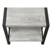 I 2857 Accent Table - Grey Reclaimed Wood-Look / Black Metal - Furniture Depot (7881103081720)