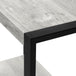 I 2857 Accent Table - Grey Reclaimed Wood-Look / Black Metal - Furniture Depot (7881103081720)