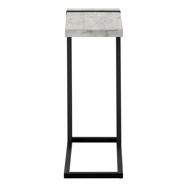 I 2858 Accent Table - Grey Reclaimed Wood-Look / Black Metal - Furniture Depot