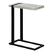 I 2858 Accent Table - Grey Reclaimed Wood-Look / Black Metal - Furniture Depot