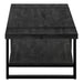 I 2860 Coffee Table - Black Reclaimed Wood-Look / Black Metal - Furniture Depot (7881103311096)