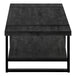 I 2860 Coffee Table - Black Reclaimed Wood-Look / Black Metal - Furniture Depot (7881103311096)