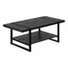 I 2860 Coffee Table - Black Reclaimed Wood-Look / Black Metal - Furniture Depot (7881103311096)