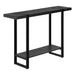 I 2861 Accent Table - 48"L / Black Reclaimed Wood-Look / Black - Furniture Depot (7881103507704)