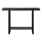 I 2861 Accent Table - 48"L / Black Reclaimed Wood-Look / Black - Furniture Depot (7881103507704)