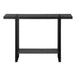 I 2861 Accent Table - 48"L / Black Reclaimed Wood-Look / Black - Furniture Depot (7881103507704)