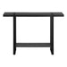 I 2861 Accent Table - 48"L / Black Reclaimed Wood-Look / Black - Furniture Depot (7881103507704)