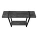 I 2861 Accent Table - 48"L / Black Reclaimed Wood-Look / Black - Furniture Depot (7881103507704)