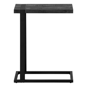 I 2863 Accent Table - Black Reclaimed Wood-Look / Black Metal - Furniture Depot (7881103900920)