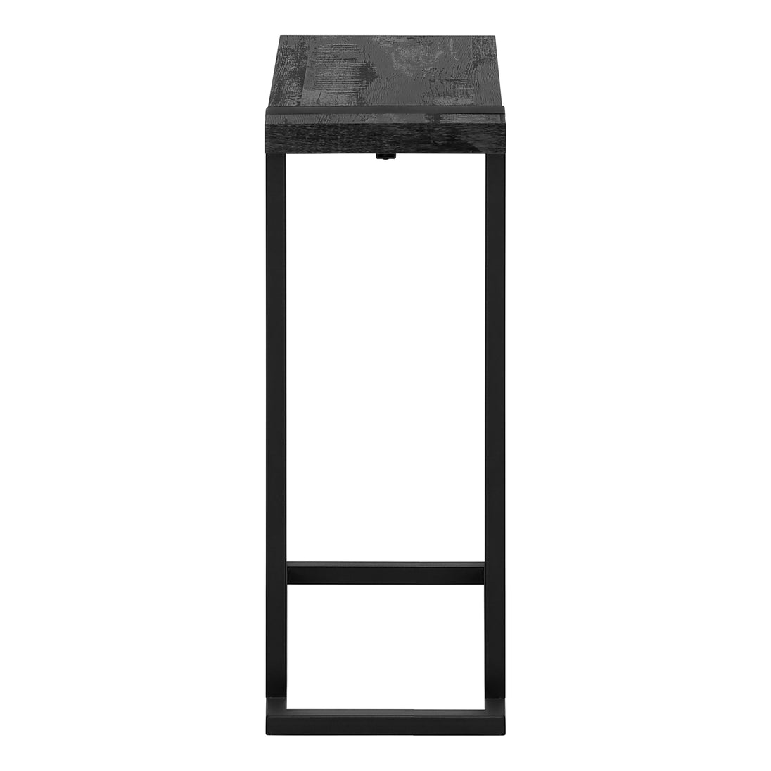 I 2863 Accent Table - Black Reclaimed Wood-Look / Black Metal - Furniture Depot (7881103900920)