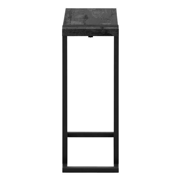 I 2863 Accent Table - Black Reclaimed Wood-Look / Black Metal - Furniture Depot (7881103900920)