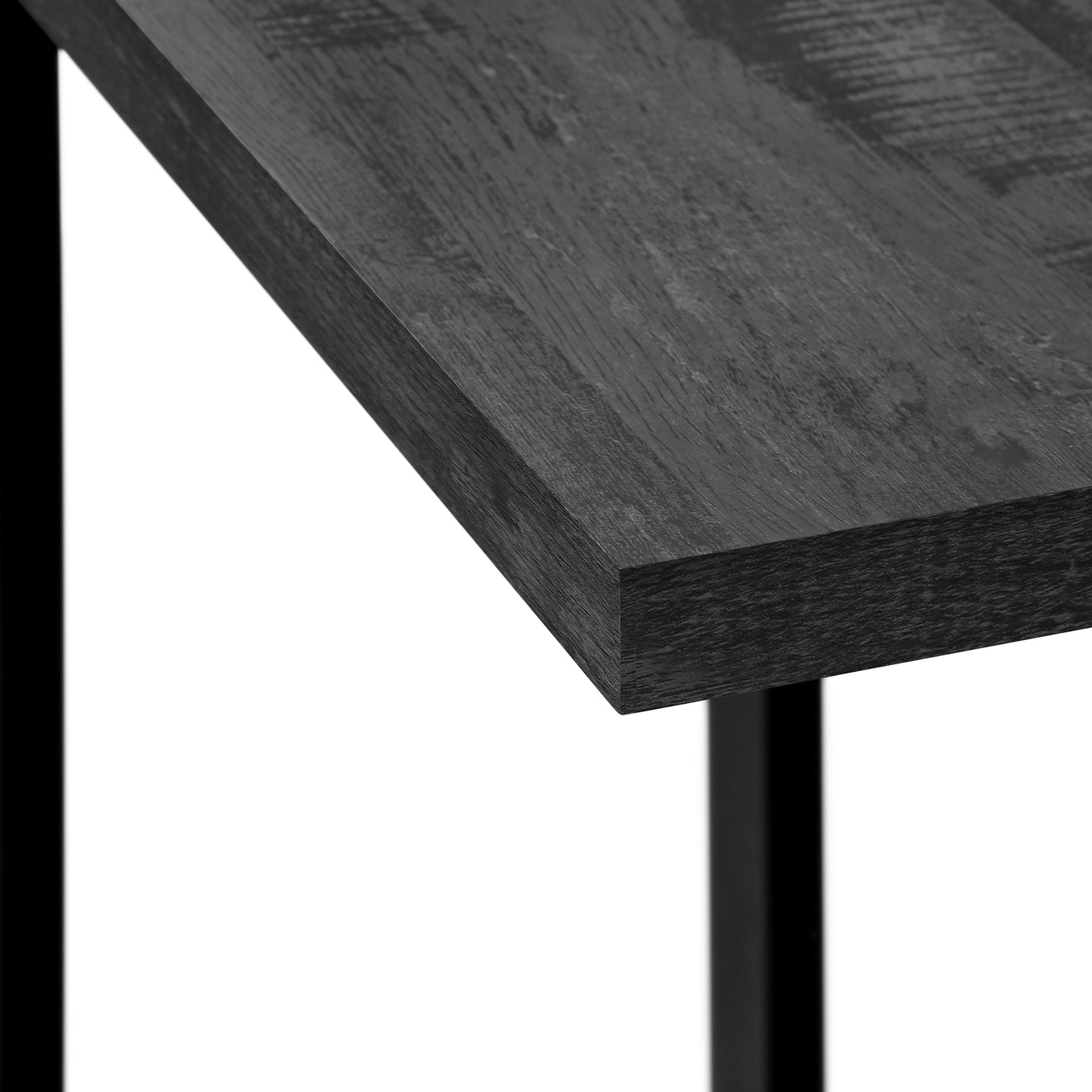 I 2863 Accent Table - Black Reclaimed Wood-Look / Black Metal - Furniture Depot (7881103900920)