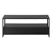 I 2870 Tv Stand - 48"L / Black / Black Metal - Furniture Depot