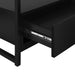 I 2870 Tv Stand - 48"L / Black / Black Metal - Furniture Depot